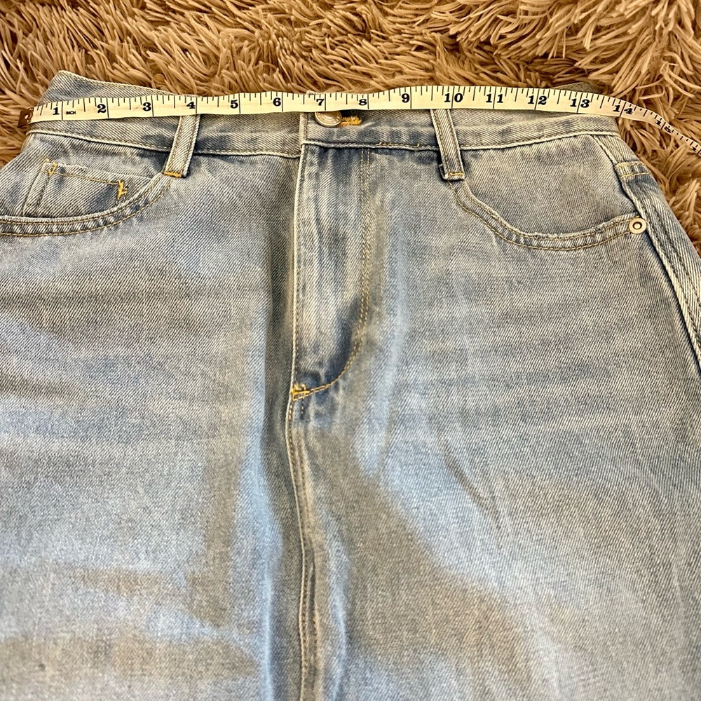 GREY LAB Light Blue Denim Skirt - Picture 7 of 8